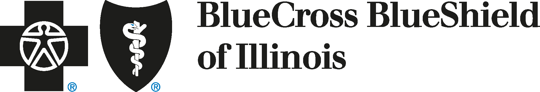 Black Cross And Black Shield Of Illinois BCBSIL Logo Vector Logo